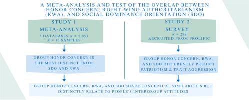 A meta-analysis and test of the overlap between honor concern, right-wing authoritarianism, and social dominance orientation