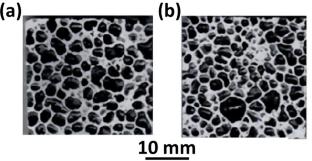 Processing of AlSi13Mg5 foams using Mg and AlMg50 blowing agents