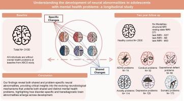 Understanding the development of neural abnormalities in adolescents with mental health problems: A longitudinal study