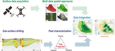 Multivariable modelling and carbon stored estimation in peatland: Constraints from peat properties, organic petrology, and remote sensing analysis in the Kapuas Wetland, Indonesia