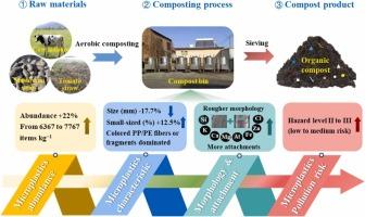 Composting treatment increases the risk of microplastics pollution in process and compost products