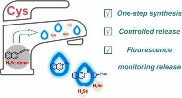 One-step synthesis of an activatable hydrogen selenide donor with fluorescence-monitored release and its application in cells