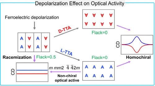 Unveiling the Racemization in Ferroelectrics with Coupled Ferroelectricity and Optical Activity