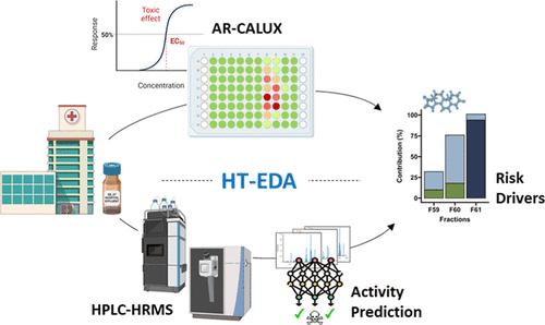 High-Throughput Effect-Directed Analysis of Androgenic Compounds in Hospital Wastewater: Identifying Effect Drivers through Non-Target Screening Supported by Toxicity Prediction