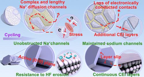 Enabling High-Voltage and Long Lifespan Sodium Batteries via Single-Crystal Layer-Structured Oxide Cathode Material