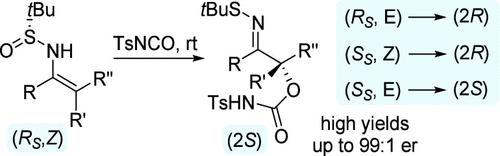 Stereoselective Vinylogous Aza-Pummerer Reaction of β,β-Disubstituted Enesulfinamides