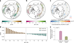 Asymmetric sensitivity of boreal forest resilience to forest gain and loss