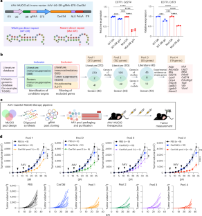 Multiplexed inhibition of immunosuppressive genes with Cas13d for combinatorial cancer immunotherapy