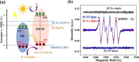 Z-scheme NiS@ZnCdS heterostructures and their boosted photocatalytic H2 evolution