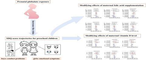 Modulation effects of folic acid and vitamin D on the relationships between prenatal cumulative phthalate exposure and preschoolers’ emotional and behavioral problems