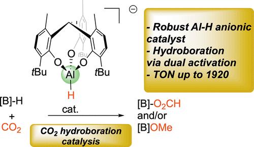 A Robust C3-Symmetric Aluminate Hydride for CO2 Hydroboration Catalysis: Mechanistic Insights and Countercation Influence on Catalytic Performance