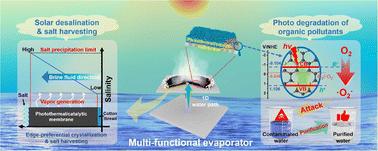 All-in-one photothermal/catalytic flexible membrane for highly efficient desalination and organic pollutant degradation†