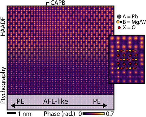 Insights into Chemical and Structural Order at Planar Defects in Pb2MgWO6 Using Multislice Electron Ptychography
