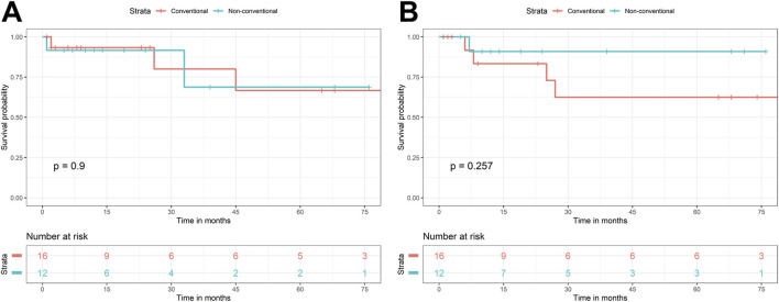 Examination of non-conventional dysplasias adjacent to colorectal adenocarcinoma in patients with IBD.