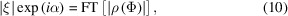 The general equation of δ direct methods and the novel SMAR algorithm residuals using the absolute value of ρ and the zero conversion of negative ripples.