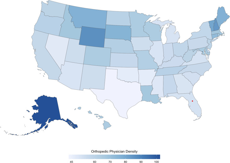 Quantifying Patient Demand for Orthopedics Care by Region Through Google Trends Analysis: Descriptive Epidemiology Study.