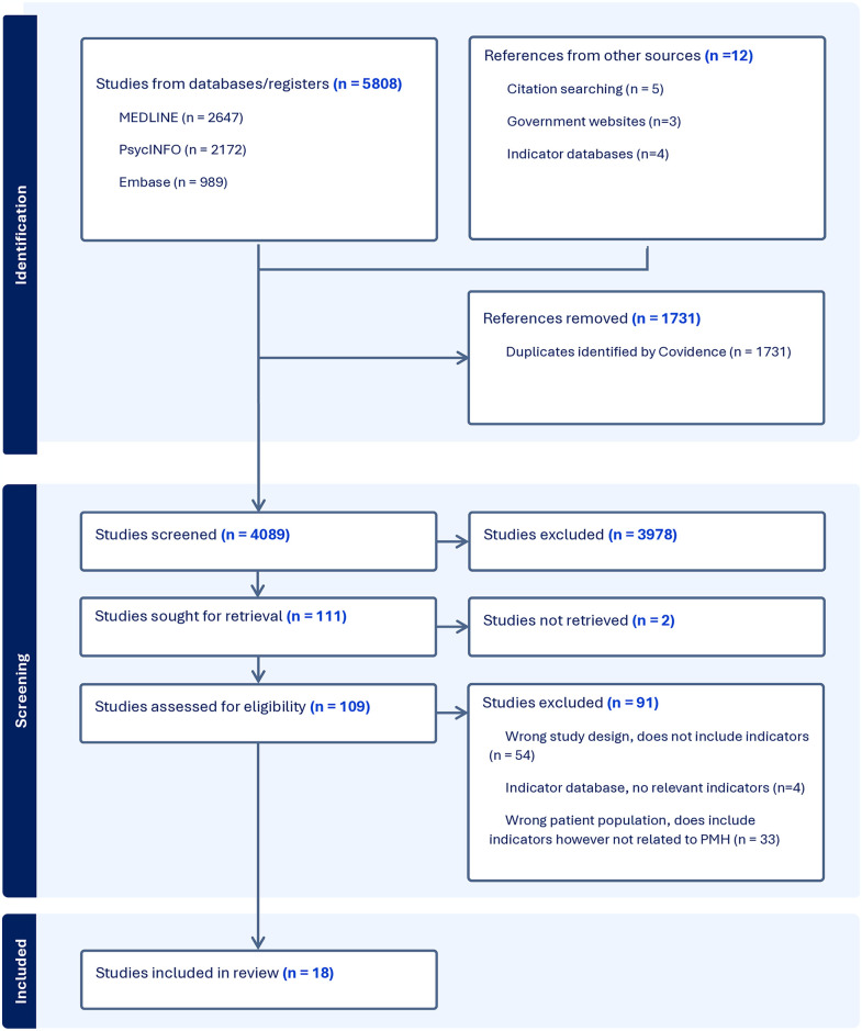 Maternal mental health matters: Indicators for perinatal mental health-A scoping review.