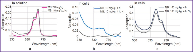 Simultaneous Application of Methylene Blue and Chlorin e6 Photosensitizers: Investigation on a Cell Culture.