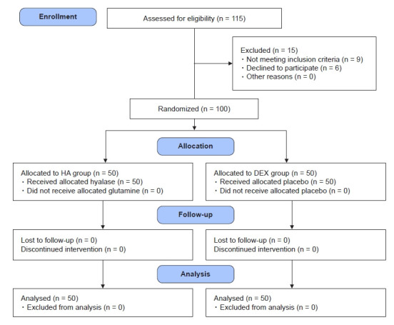 Dexmedetomidine versus hyaluronidase along with lumbar transforaminal epidural steroid injection in failed back surgery: a randomized double-blind clinical trial.