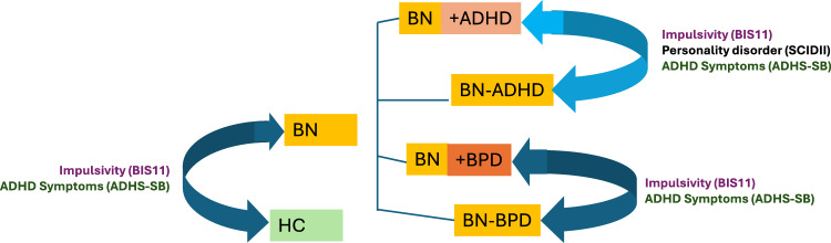 The roles of impulsivity, comorbid ADHD, and borderline personality disorder in patients with bulimia nervosa.
