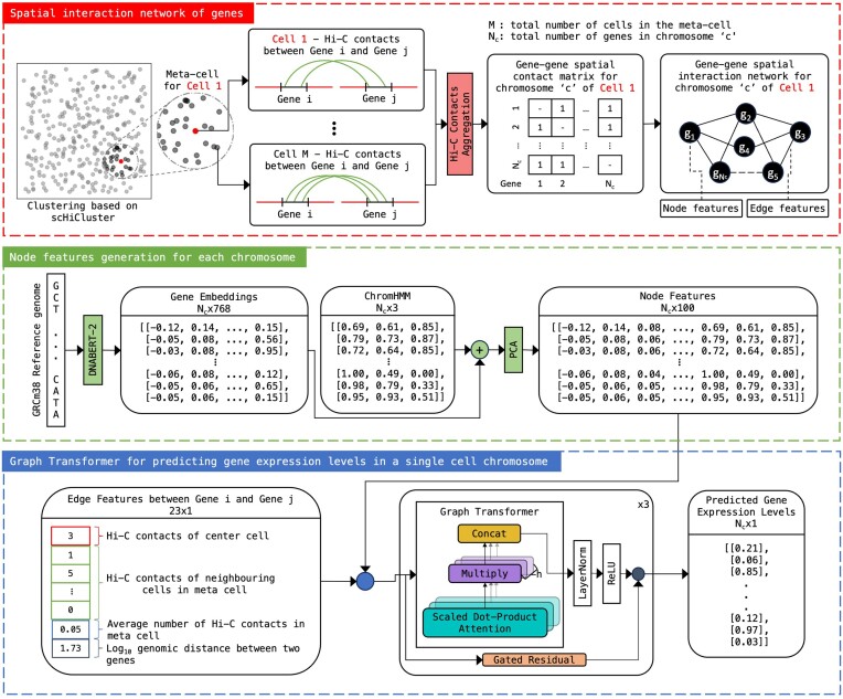 scHiGex: predicting single-cell gene expression based on single-cell Hi-C data.