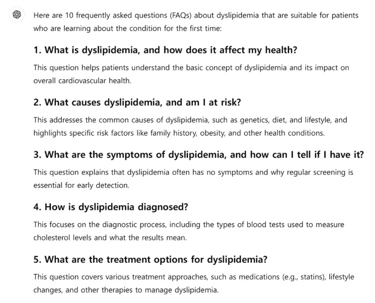 Application of Generative Artificial Intelligence in Dyslipidemia Care.