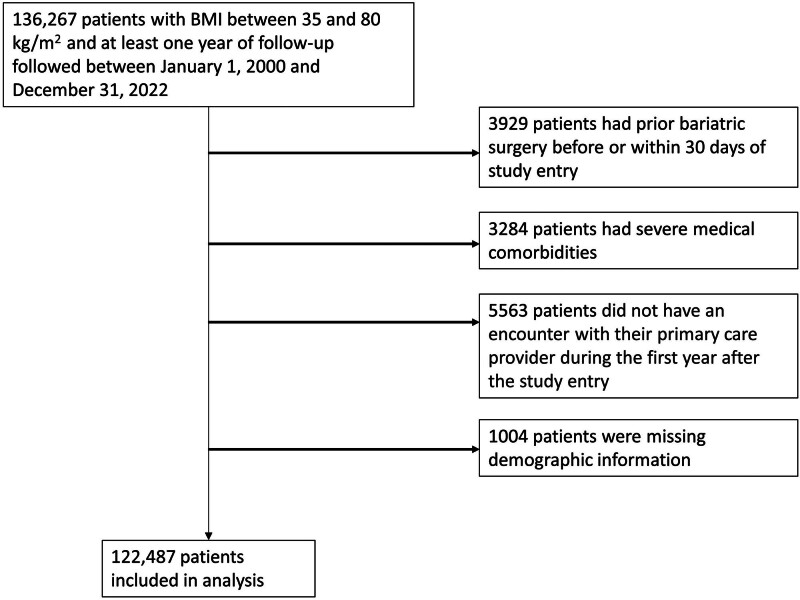 Race and Sex Disparities in Metabolic/Bariatric Surgery over 20 Years: A Cohort Study.