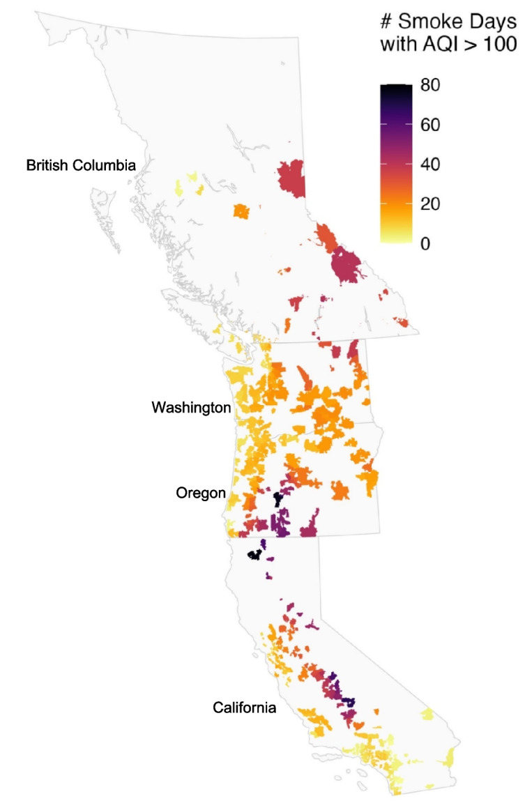 What drives parents' use of air quality indexes during wildfire smoke events: predictors of index knowledge, frequent checking, and following health guidance.