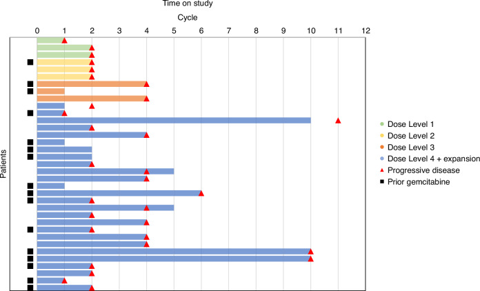 A phase I study of the CDK4/6 inhibitor ribociclib combined with gemcitabine in patients with advanced solid tumors.
