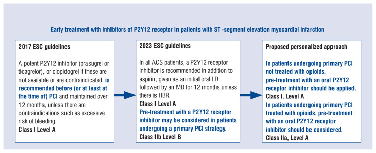 Early treatment with inhibitors of P2Y12 receptor in patients with ST-segment elevation myocardial infarction - 2023 ESC recommendations and scientific evidence. Is clinical evidence sufficient to suggest a move towards precision medicine? The ELECTRA-SIRIO 2 investigators' viewpoint.