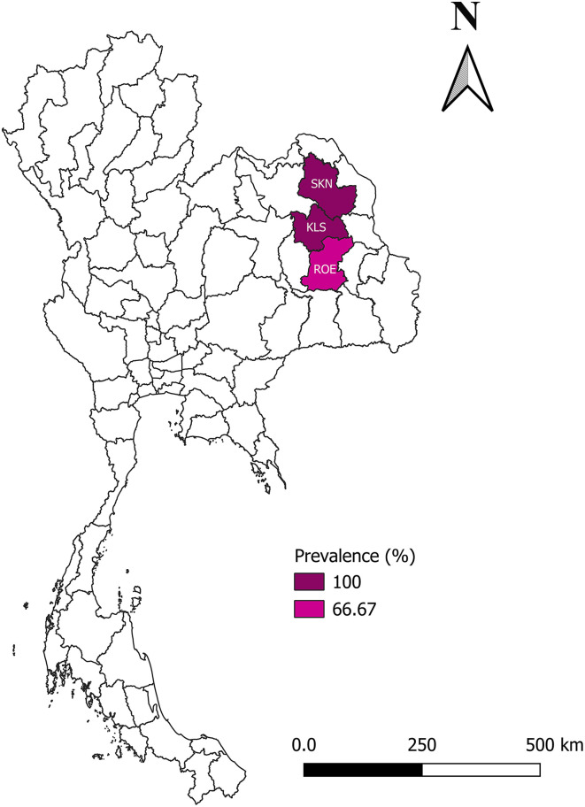Prevalence, morphological and molecular characterization of Leucocytozoon macleani (Apicomplexa: Haemosporida) from chickens in Thailand.