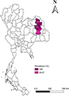 Prevalence, morphological and molecular characterization of Leucocytozoon macleani (Apicomplexa: Haemosporida) from chickens in Thailand.
