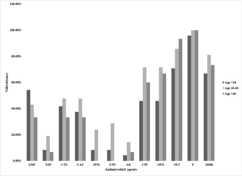 Assessment of typing methods, virulence genes profile and antimicrobial susceptibility for clinical isolates of Proteus mirabilis.