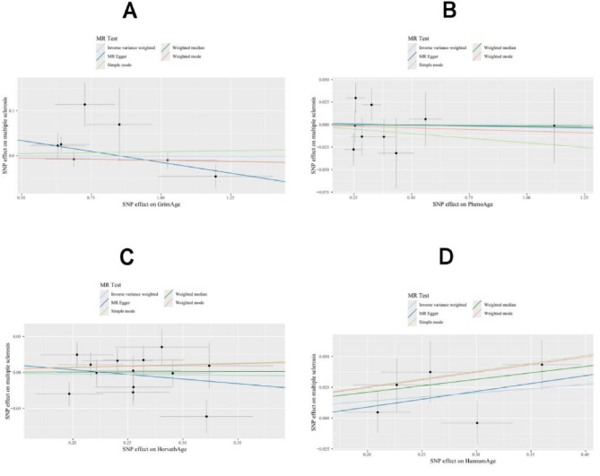 Assessment of relationships between epigenetic age acceleration and multiple sclerosis: a bidirectional mendelian randomization study.