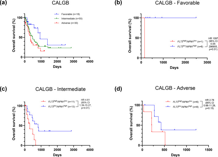 FLT3 and NPM1 mRNA expression-based risk stratification of de novo acute Myeloid Leukemia