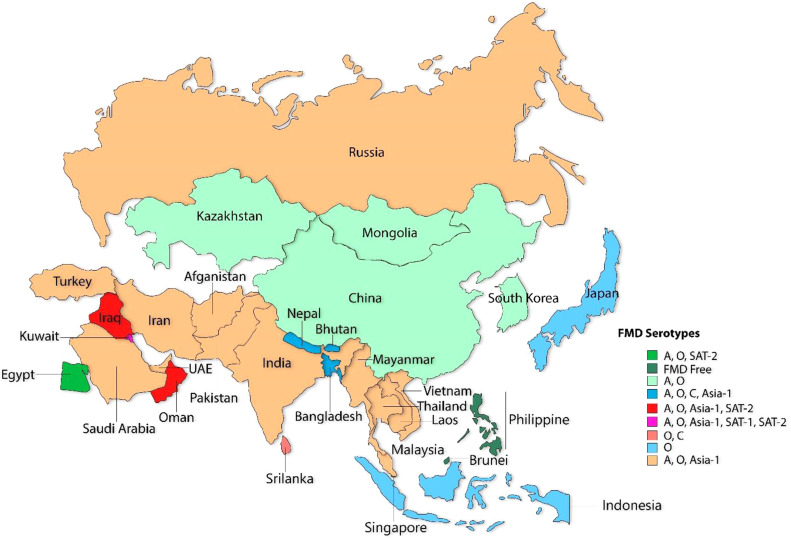Foot-and-mouth disease in Asia