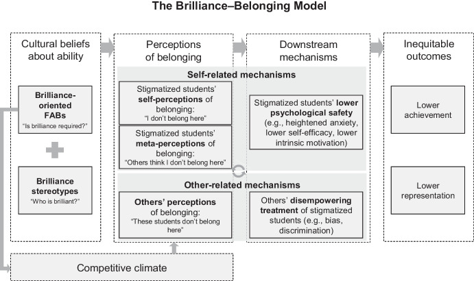 The Brilliance-Belonging Model: How Cultural Beliefs About Intellectual Ability Undermine Educational Equity.