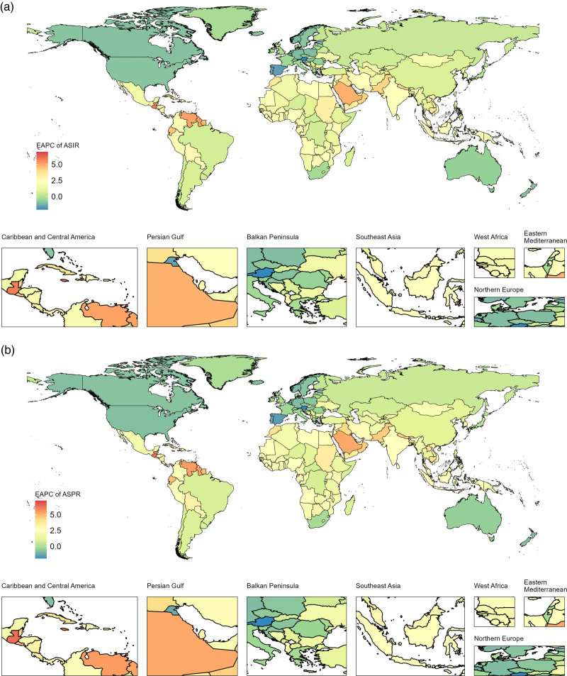 Global, regional, and national burden of ovarian cancer among young women during 1990-2019.