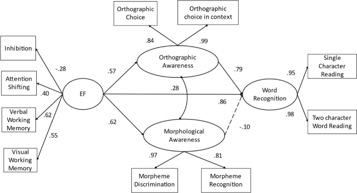 The Effect of Executive Function on Word Recognition: Comparison Between Native Chinese and Learners with Chinese as A Second Language (CSL).