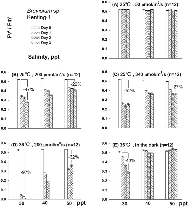 Activation of endogenous tolerance to bleaching stress by high salinity in cloned endosymbiotic dinoflagellates from corals.
