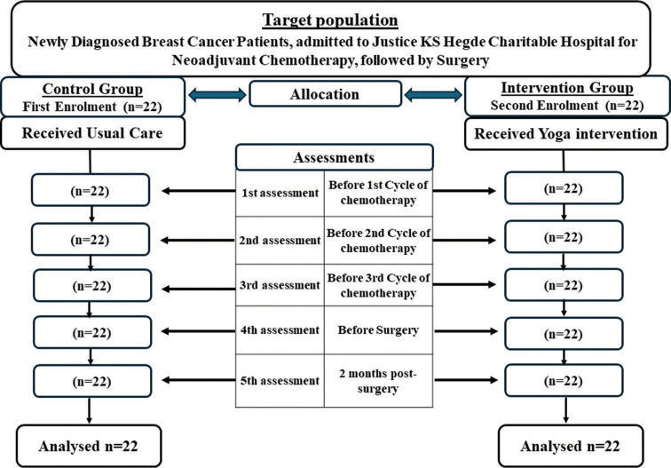 Yoga Intervention and Inflammatory Homoeostasis in Breast Cancer Patients.
