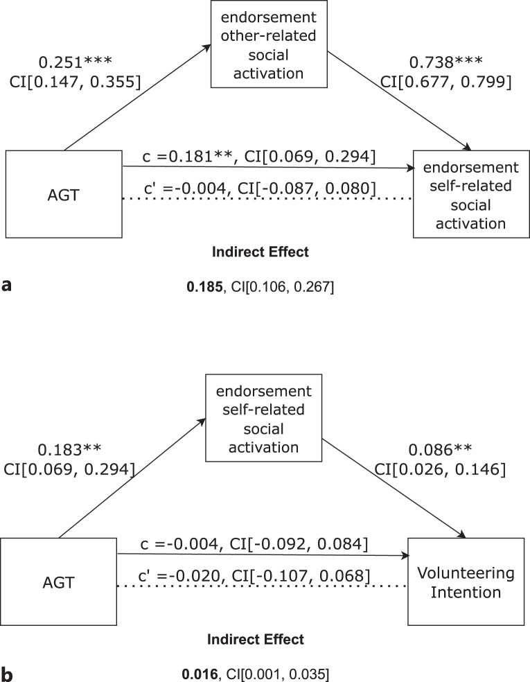Normative Beliefs for Older Adults and Volunteering Intentions.