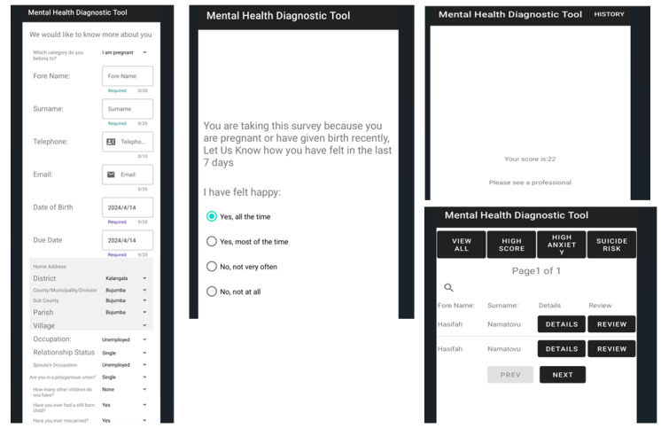 E-Screening for Prenatal Depression in Kampala, Uganda Using the Edinburgh Postnatal Depression Scale: Survey Results.
