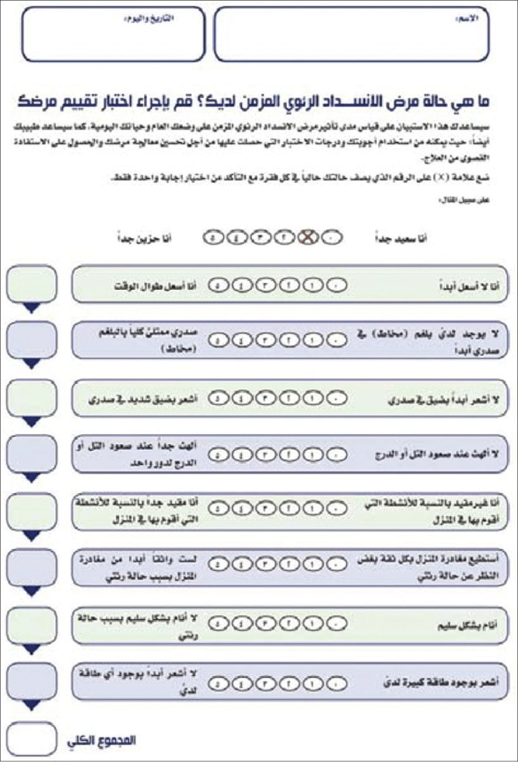 The Saudi Thoracic Society Evidence-based guidelines for the diagnosis and management of chronic obstructive pulmonary disease.