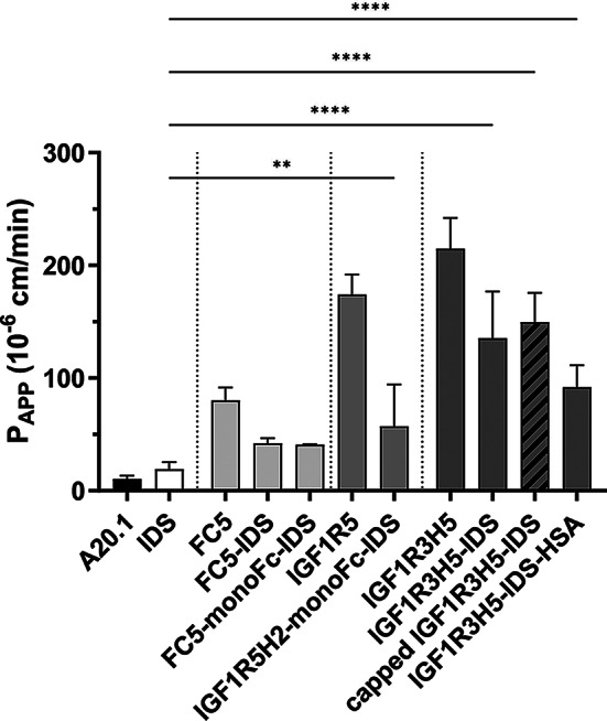 In vivo brain delivery of BBB-enabled iduronate 2-sulfatase in rats.