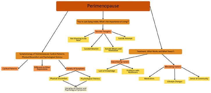 The mental health challenges, especially suicidality, experienced by women during perimenopause and menopause: A qualitative study.