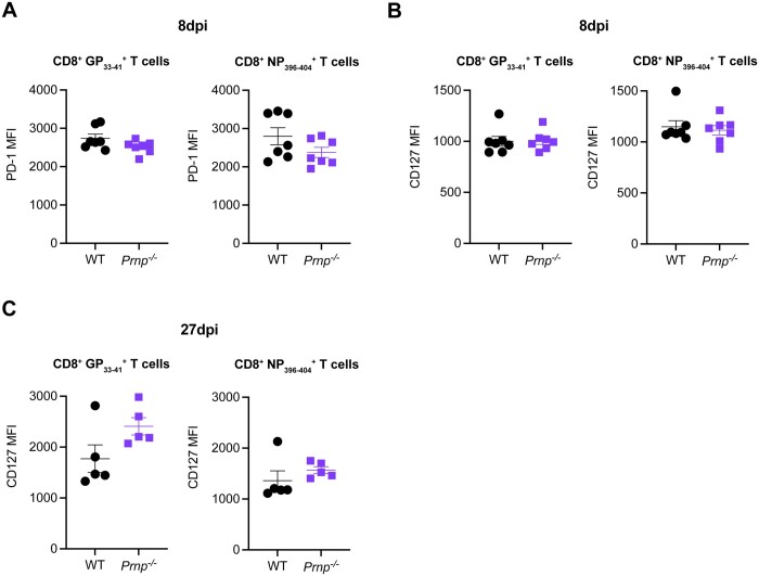 Prion protein modulation of virus-specific T cell differentiation and function during acute viral infection.