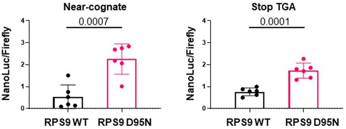 Development of a highly sensitive method to detect translational infidelity.