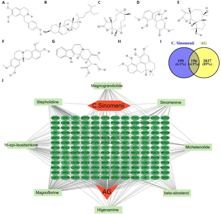 Network Pharmacology Suggests Mechanisms for Therapeutic Effects of <i>Caulis Sinomenii</i> on Avian Gout.