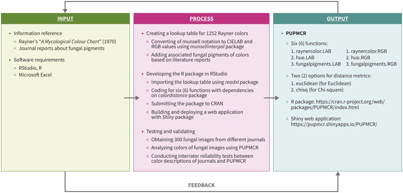 PUPMCR: an R package for image-based identification of color based on Rayner's (1970) terminology and known fungal pigments.